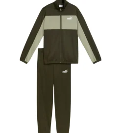 Træningssæt*Puma Træningssæt - Poly Colorblock - Dark Olive
