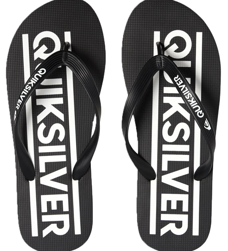 Klipklappere*Quiksilver Klipklapper - Java Wordmark - Sort/Hvid