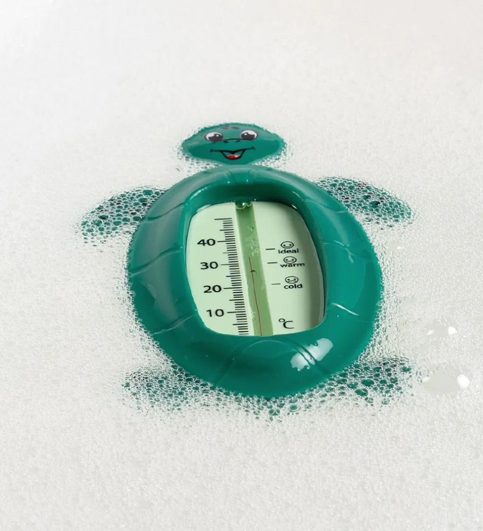 Termometer*Reer Badetermometer - Skildpadde - Grøn