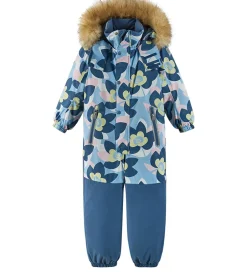 Børn Reima Flyverdragt - Kipina - Frozen Blue m. Blomster