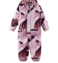 Børn Reima Flyverdragt - Puhuri - Grey Pink m. Print