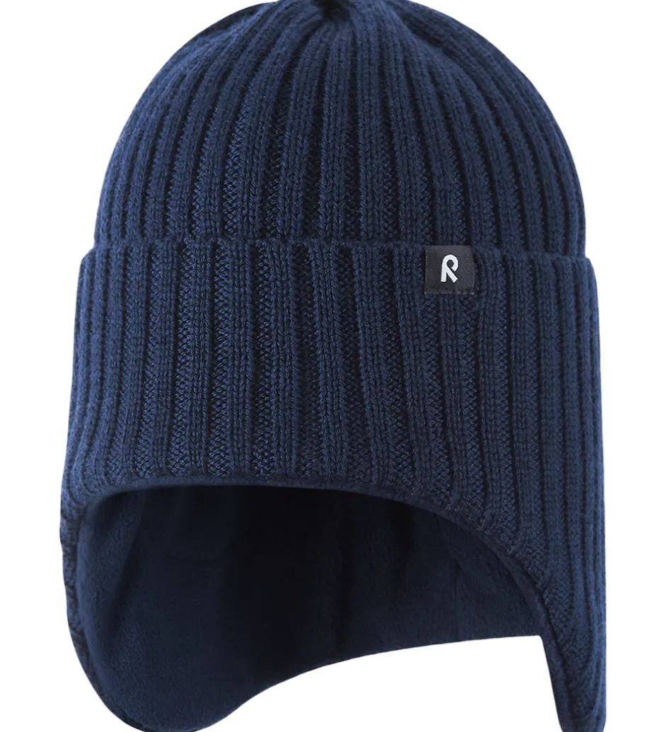 Huer Og Hatte*Reima Hue - Uld/Polyester - Rib/Strik - Mystinen - Navy