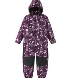 Børn Reima Softshelldragt m. Fleece - Nurmes - Lilla m. Ræve
