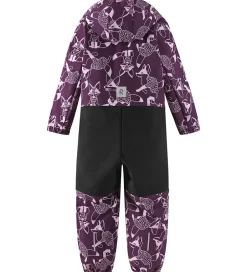 Børn Reima Softshelldragt m. Fleece - Nurmes - Lilla m. Ræve
