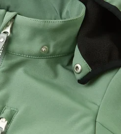 Softshell*Reima Softshelldragt m. Fleece - Nurmes - Green Clay