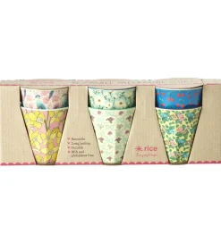 Kop Og Tudekop*Rice Kopper - Melamin - 6 stk. - 160 ml - Show Your True Colors