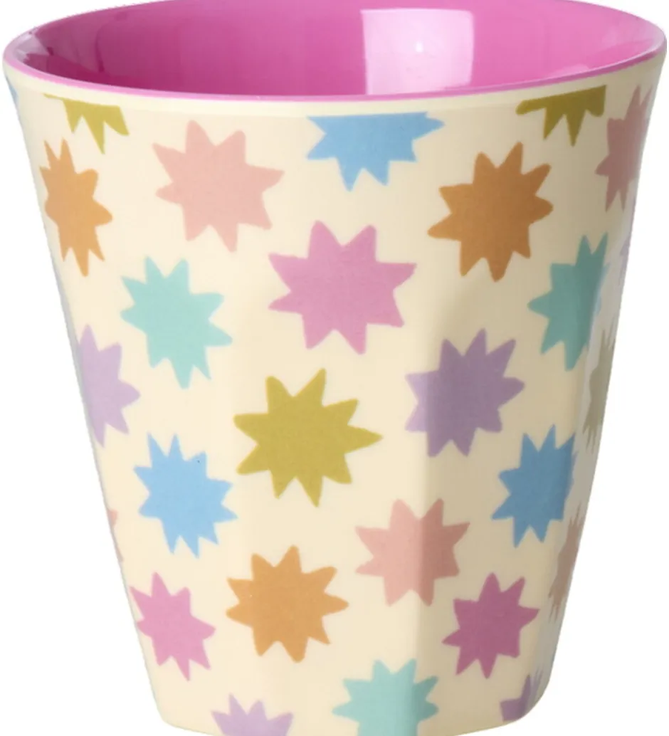 Kop Og Tudekop*Rice Kopper - Melamin - 6 stk. - 160 ml - Pink Fun Fair