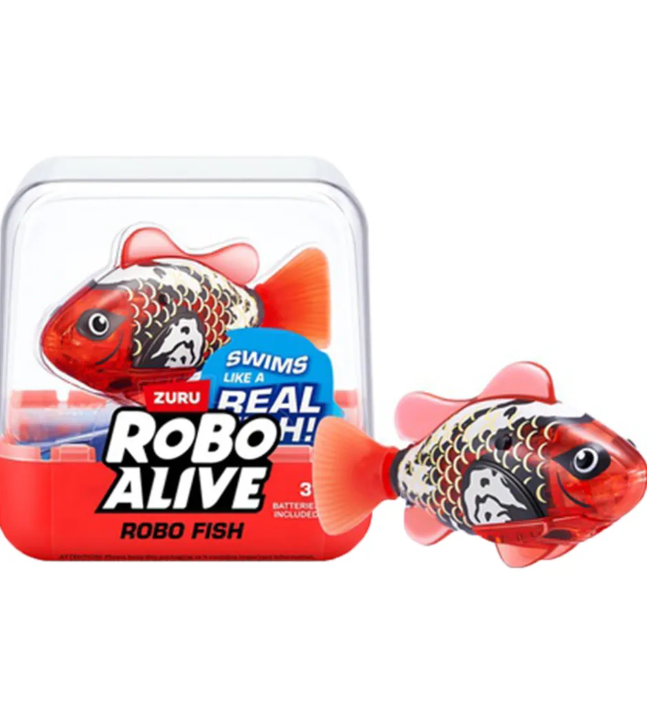 Vandleg*Robo Alive Badelegetøj - Robo Fish - Rød