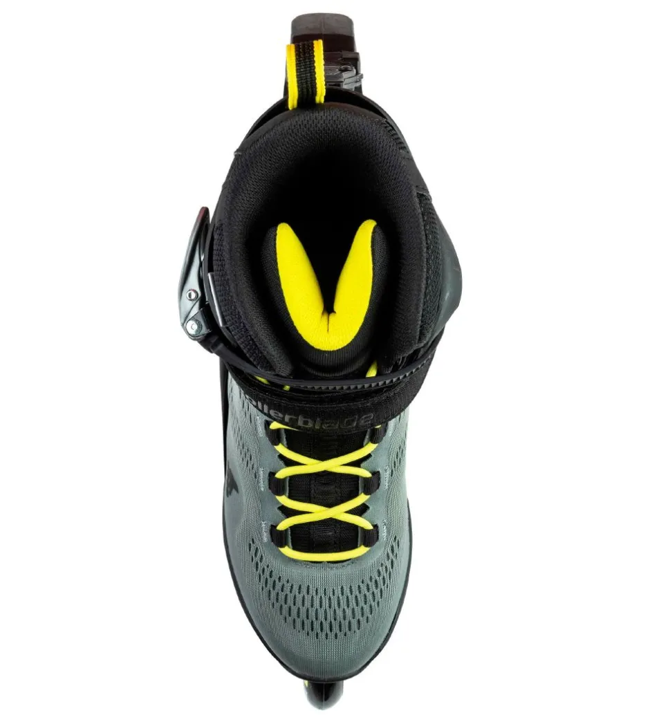 Rollerblade Rulleskøjter - Macroblade - 80 ABT - Silver/Neon Yel