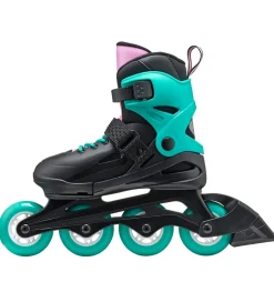 Rulleskøjter|Rulleskøjter*Rollerblade Rulleskøjter - Fury - Sort/Aquagrøn