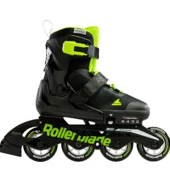 Rulleskøjter|Rulleskøjter*Rollerblade Rulleskøjter - Microblade - Sort/Grøn - Inliner