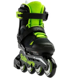 Rulleskøjter|Rulleskøjter*Rollerblade Rulleskøjter - Microblade - Sort/Grøn - Inliner