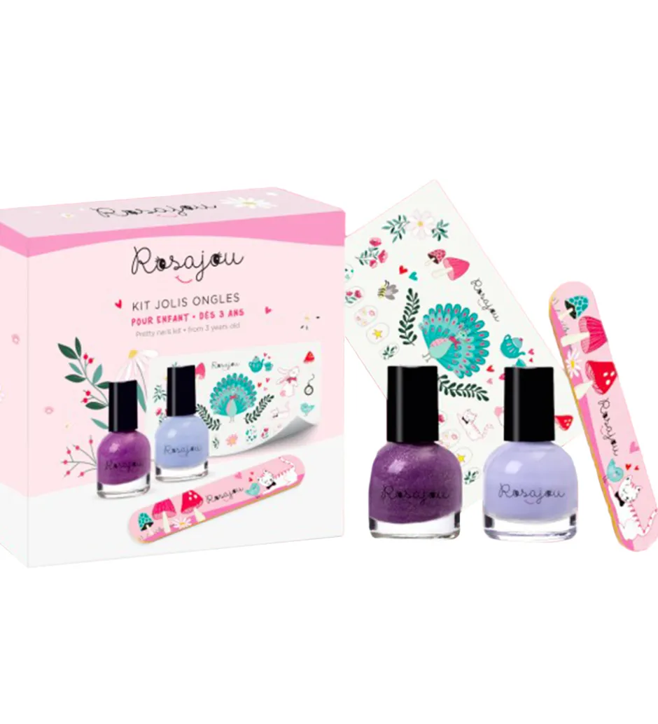 Neglelak*Rosajou Neglesæt - Pretty Nails Kit - Disco/Cool