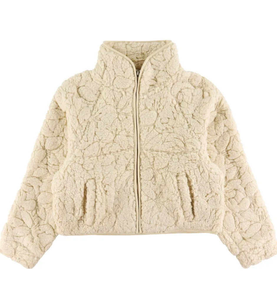 Fleece*Roxy Fleecejakke - Blurry Cloud - Parchment