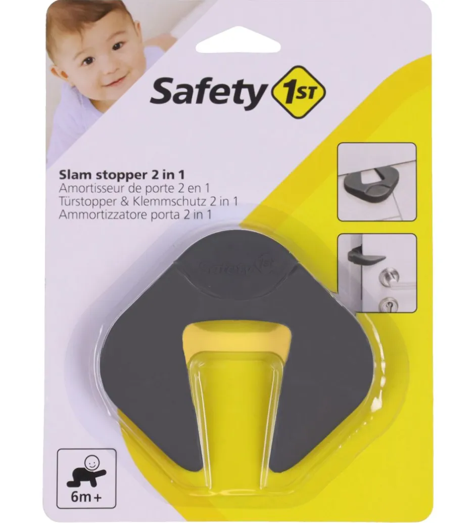 Kant- Og Hjørnebeskyttere*Safety 1st Dørstopper/Fingerbeskytter - Grå