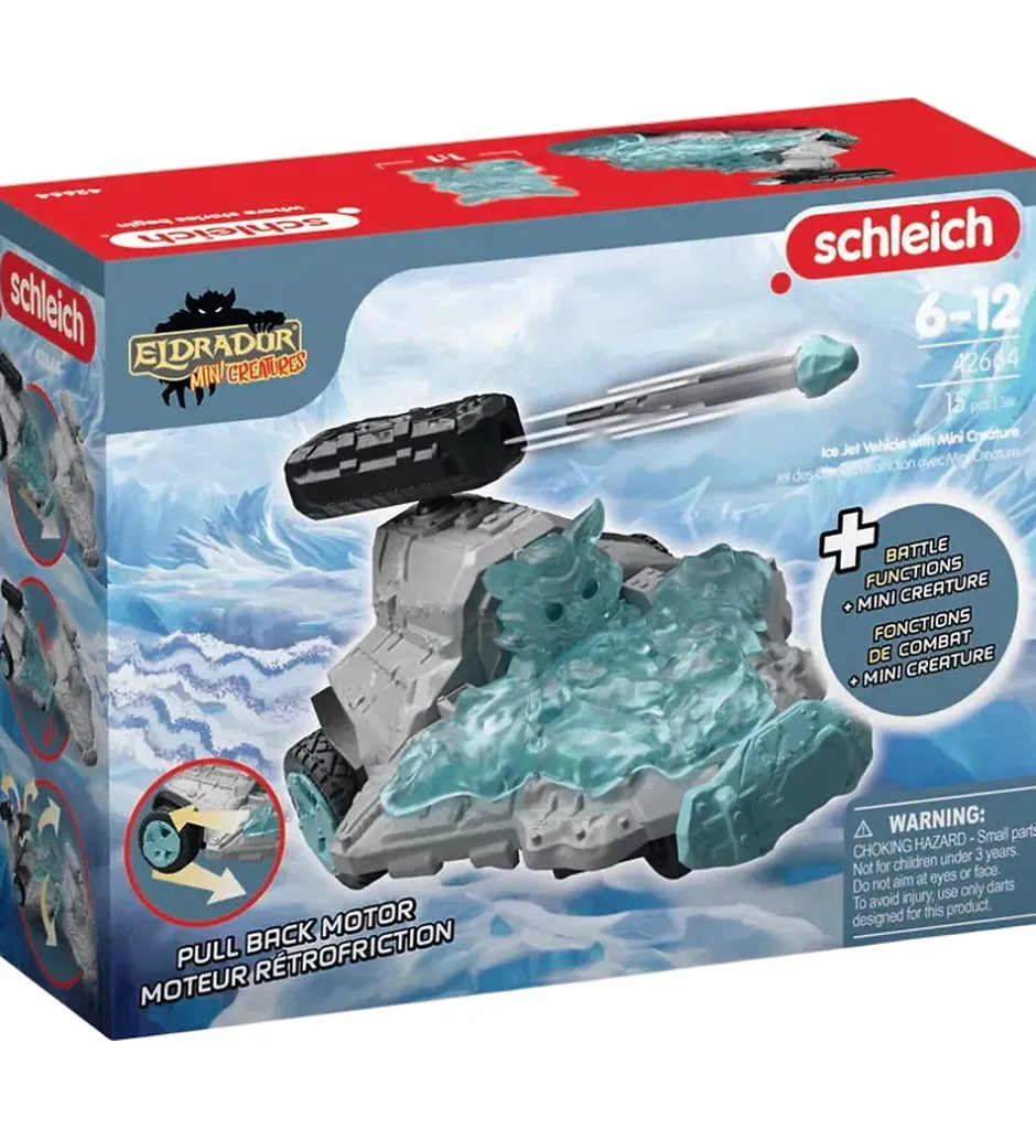 Schleich*Schleich Eldrador Mini Creatures - Ice Jet Køretøj - 42664