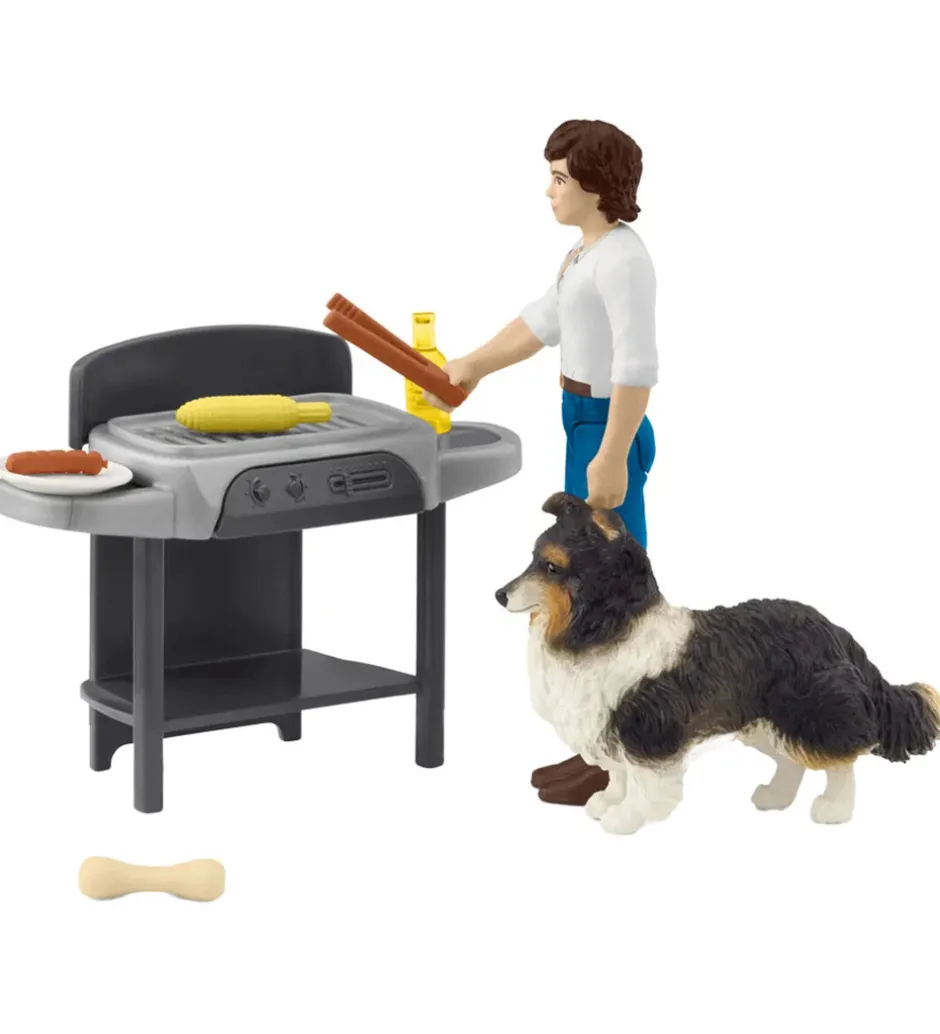 Schleich*Schleich Grill-Eventyr Med Tom - 42754 - 12 Dele