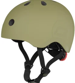 Børn Scoot and Ride Cykelhjelm - Olive