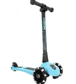 Løbehjul|Løbehjul*Scoot and Ride Highway Kick 3 - LED - Blueberry