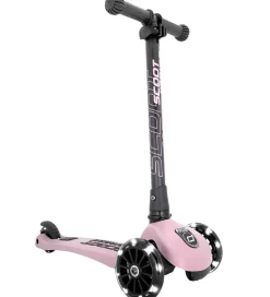 Løbehjul|Løbehjul*Scoot and Ride Highway Kick 3 - LED - Rose