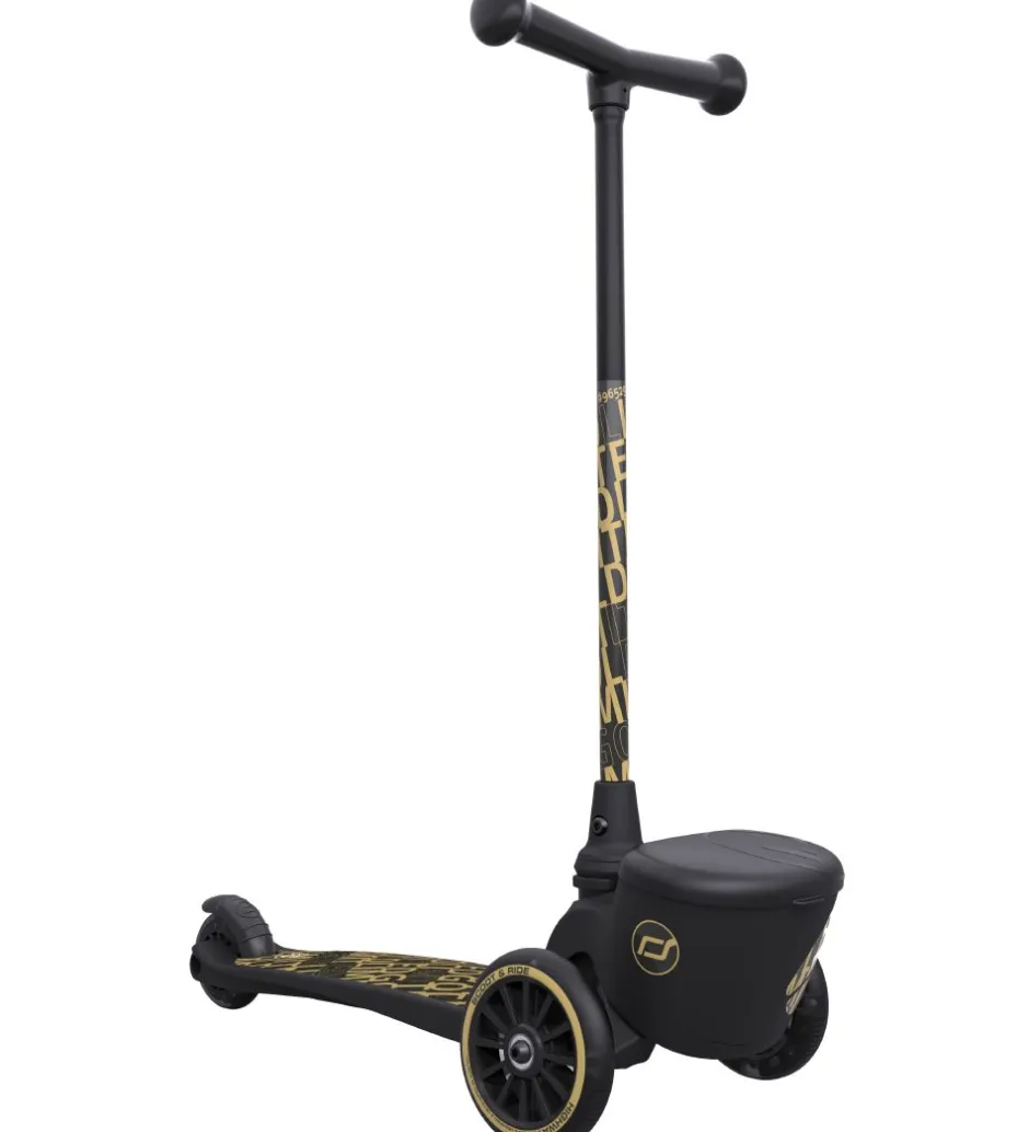 Løbehjul|Løbehjul*Scoot and Ride Highway Kick 2 Lifestyle - Black/Gold