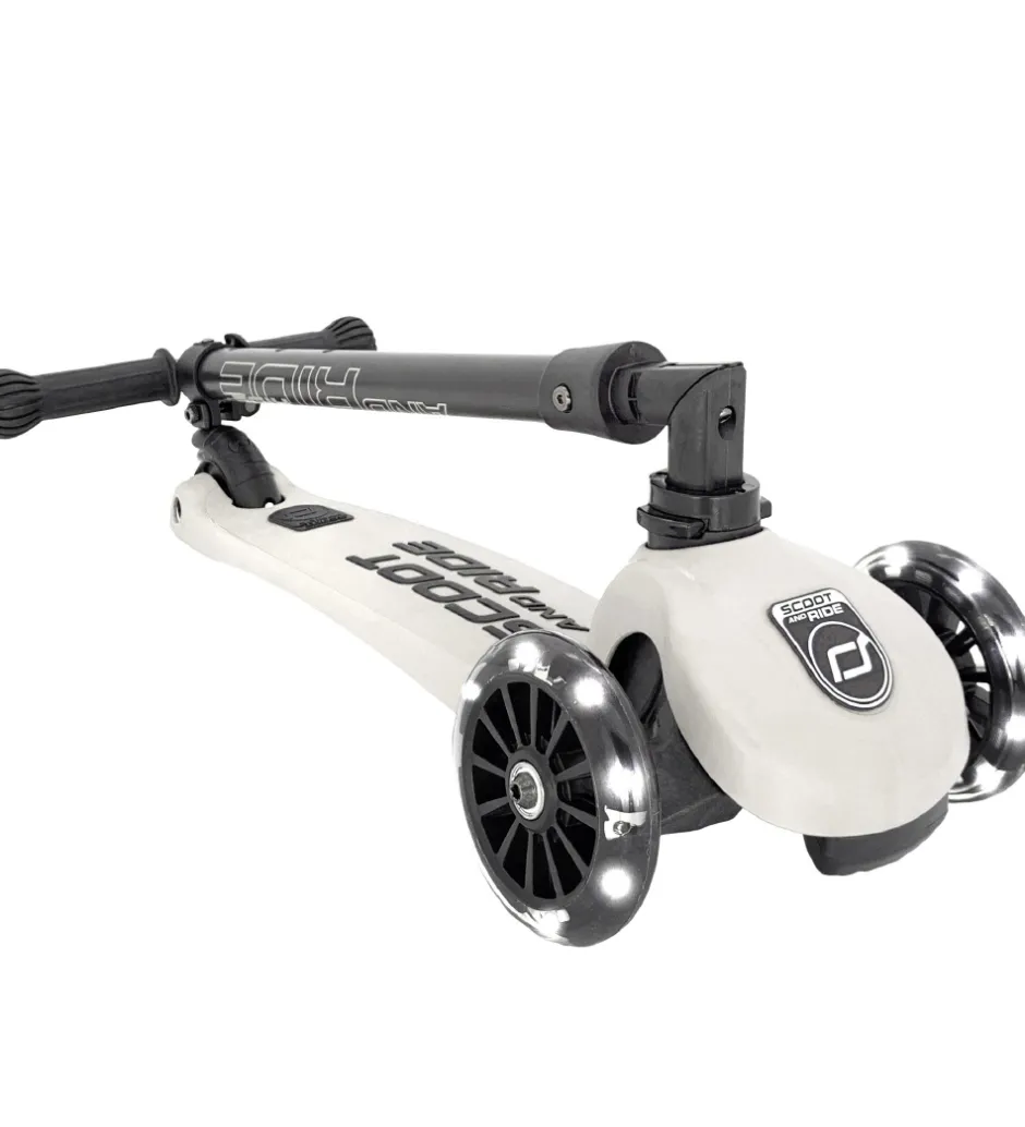 Løbehjul|Løbehjul*Scoot and Ride Highway Kick 3 - LED - Ash