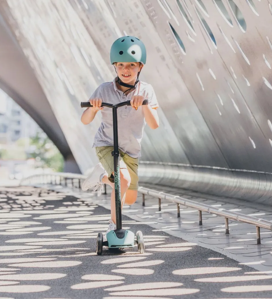 Løbehjul|Løbehjul*Scoot and Ride Highway Kick 5 - LED - Forest