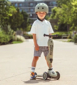Løbecykler|Løbehjul*Scoot and Ride Highway Kick 1 - Olive