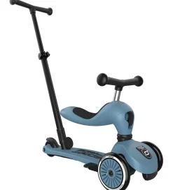 Løbecykler|Løbehjul*Scoot and Ride Highwaykick 1 Push&Go - Steel