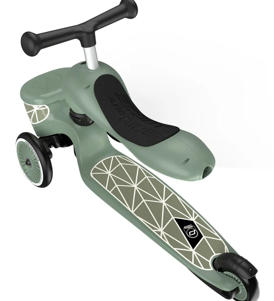 Løbecykler|Løbehjul*Scoot and Ride Highwaykick 1 Lifestyle - Green Lines