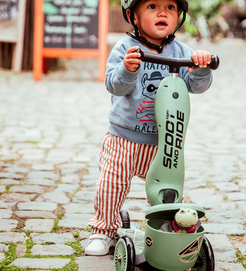 Løbecykler|Løbehjul*Scoot and Ride Highwaykick 1 Lifestyle - Green Lines