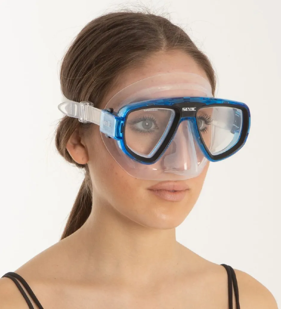 Dykkermasker*Seac Dykkermaske - Extreme 50 - Clear Blue