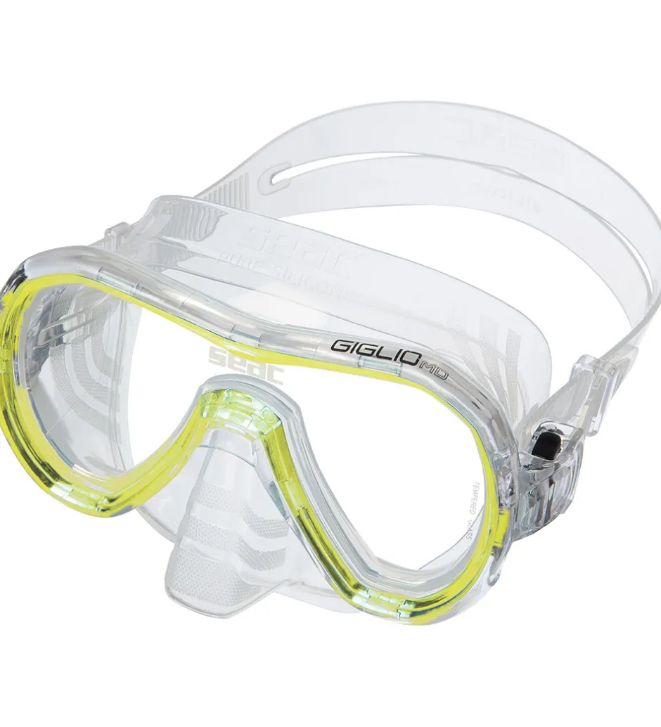 Dykkermasker|Snorkling*Seac Dykkermaske - Giglio MD - Gul