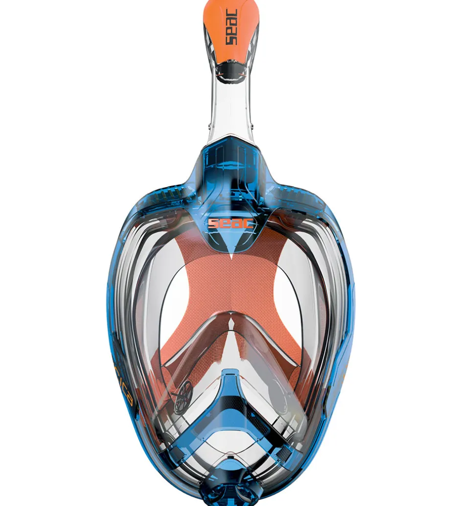 Seac Snorkelmaske - Magica L/XL - Blå/Orange