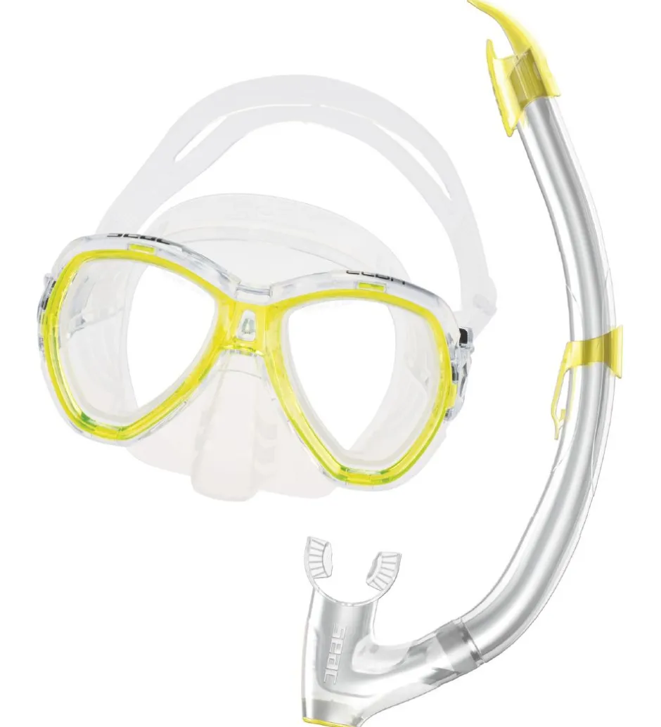 Dykkermasker*Seac Snorkelsæt - Elba - Gul