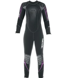Våddragter|Snorkling*Seac Våddragt - Komoda Flex Lady 5 mm - Sort/Pink