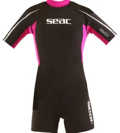 Våddragter|Snorkling*Seac Våddragt - Relax Shorty Lady 2,2 mm - Sort/Pink