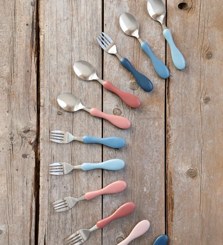 Sebra Skesæt - Stainless Steel - Powder Blue