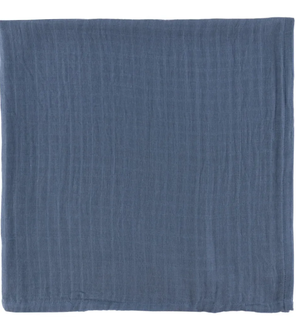Sebra Stofbleer - 3-pak - 75x75 cm - Blue Olive/Forest lake Blue