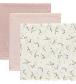 Sebra Stofbleer - 3-Pak - 75x75 cm - Rose