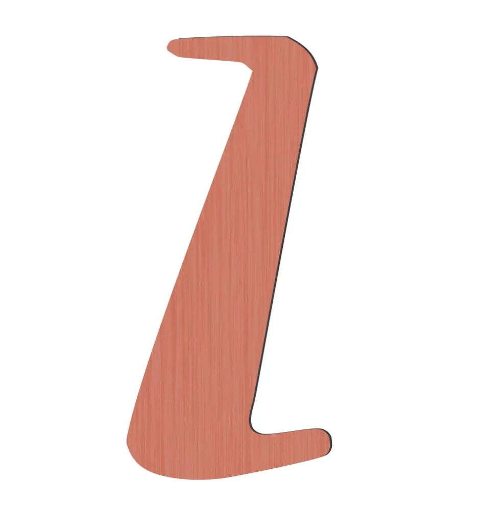 Bogstaver*Sebra Træbogstaver - Z - Watermelon Pink