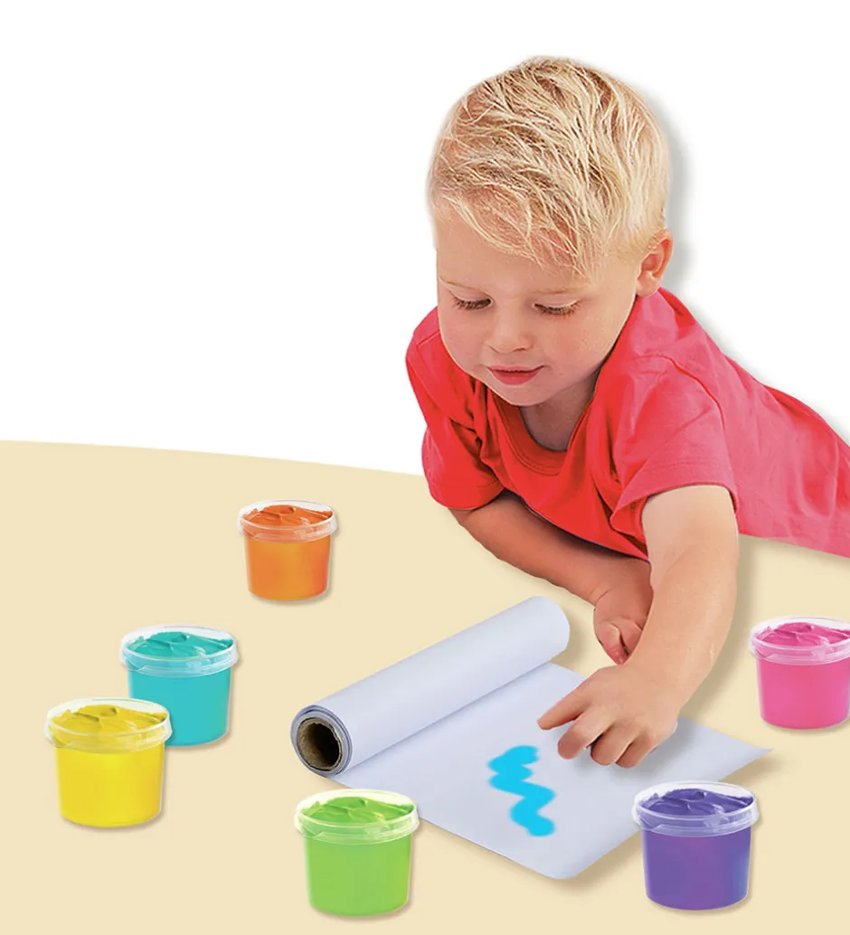 Maling|Kreasæt*SES Creative - Fingermaling Megasæt - 6x110ml