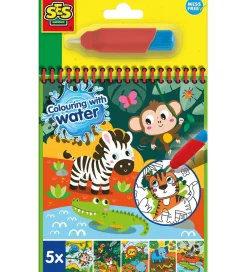Malebog*SES Creative - Safari Malebog - Farv med Vand