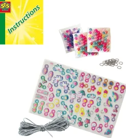 Kreasæt*SES Creative Kreasæt - Lav Dine Egne Armbånd - Puffy Stickers