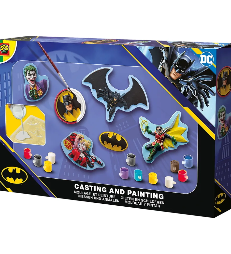 Kreasæt*SES Creative Kreasæt - Støb & Mal - Batman