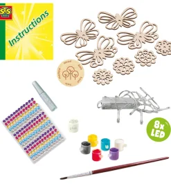 Kreasæt*SES Creative Lyskæde - Naturdesign