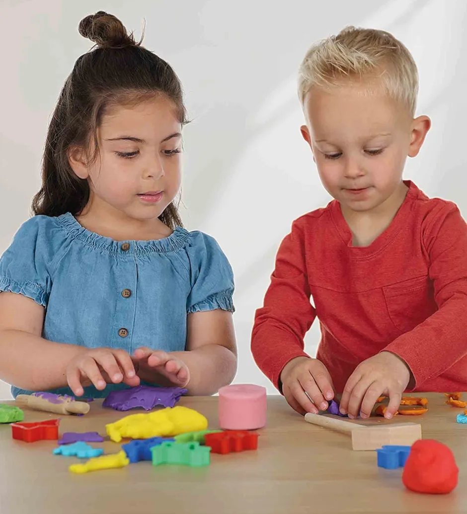 SES Creative Modellervoks - 4x90g - Silkeblød Selvlysende