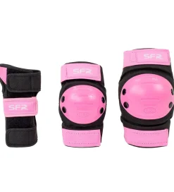 Rulleskøjter|Rulleskøjter*SFR Beskyttelsessæt - Youth Ramp Triple Pad Set - Sort/Pink