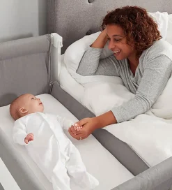 Senge*Shnuggle Babyseng - Air - Bedside Crib - 95x56 cm - Dove Grey