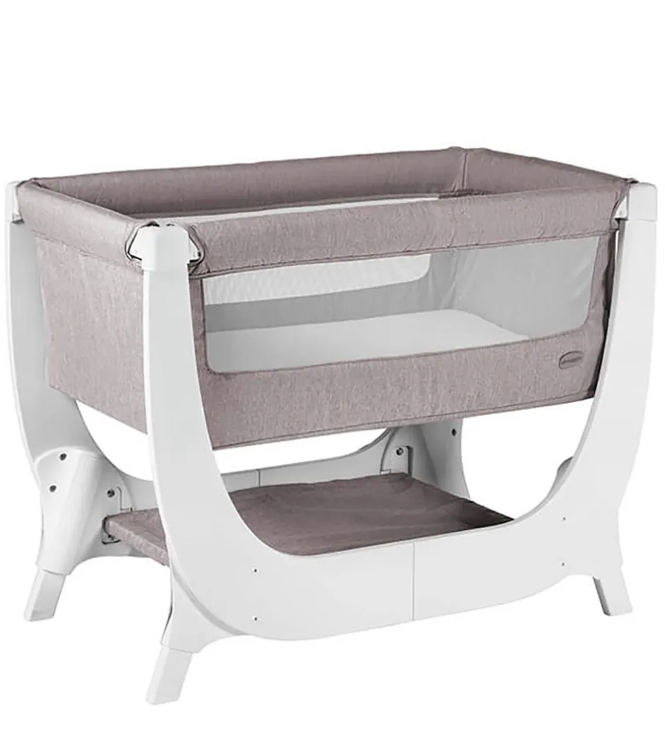 Senge*Shnuggle Babyseng - Air - Bedside Crib - 95x56 cm - Stone Grey